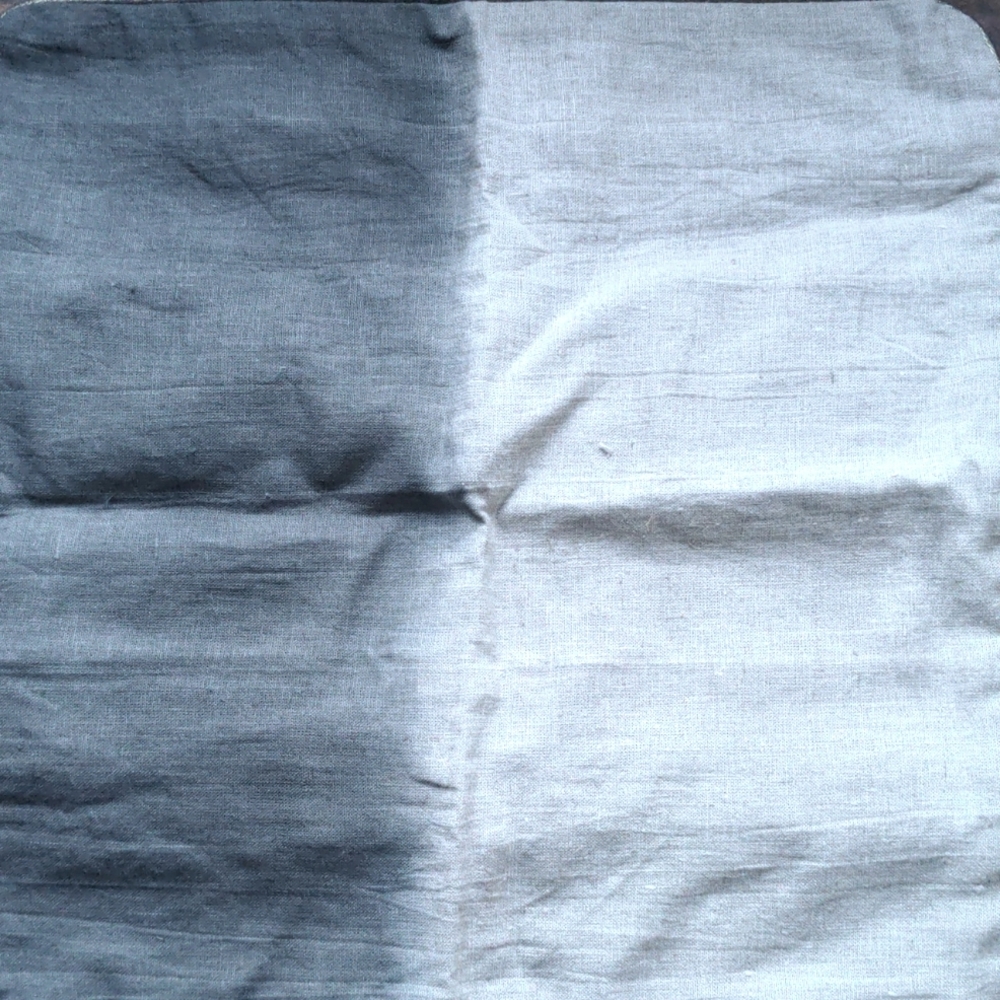 Linen pillow cover from Maker & Merchant,linen, charcoal and greige(grey/beige)